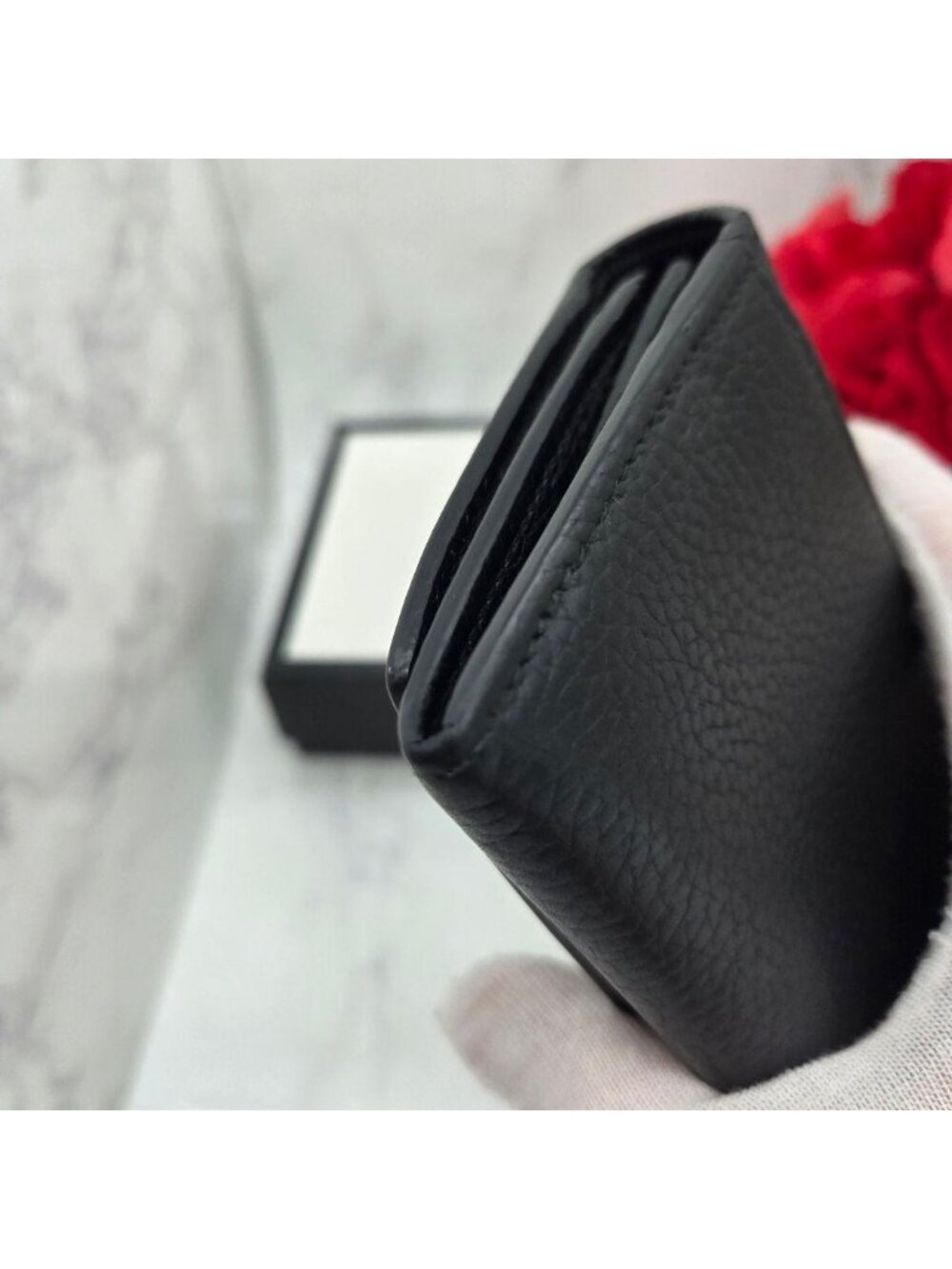 ★SOLD★ Gucci Wallet Interlocking GG Black - Picture 7 of 15
